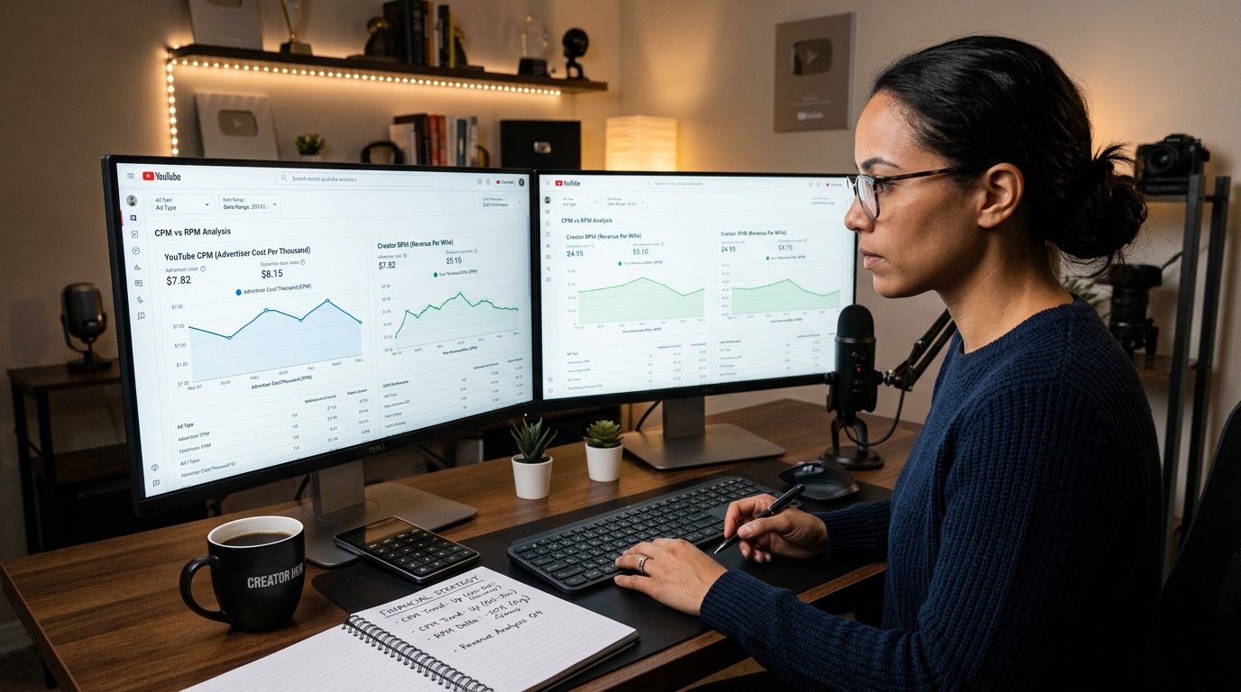 YouTube CPM vs. RPM: What's the Difference and How Much Can You Earn?